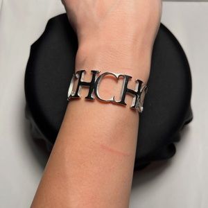 CH Carolina Herrera Vintage Monogram Bracelet